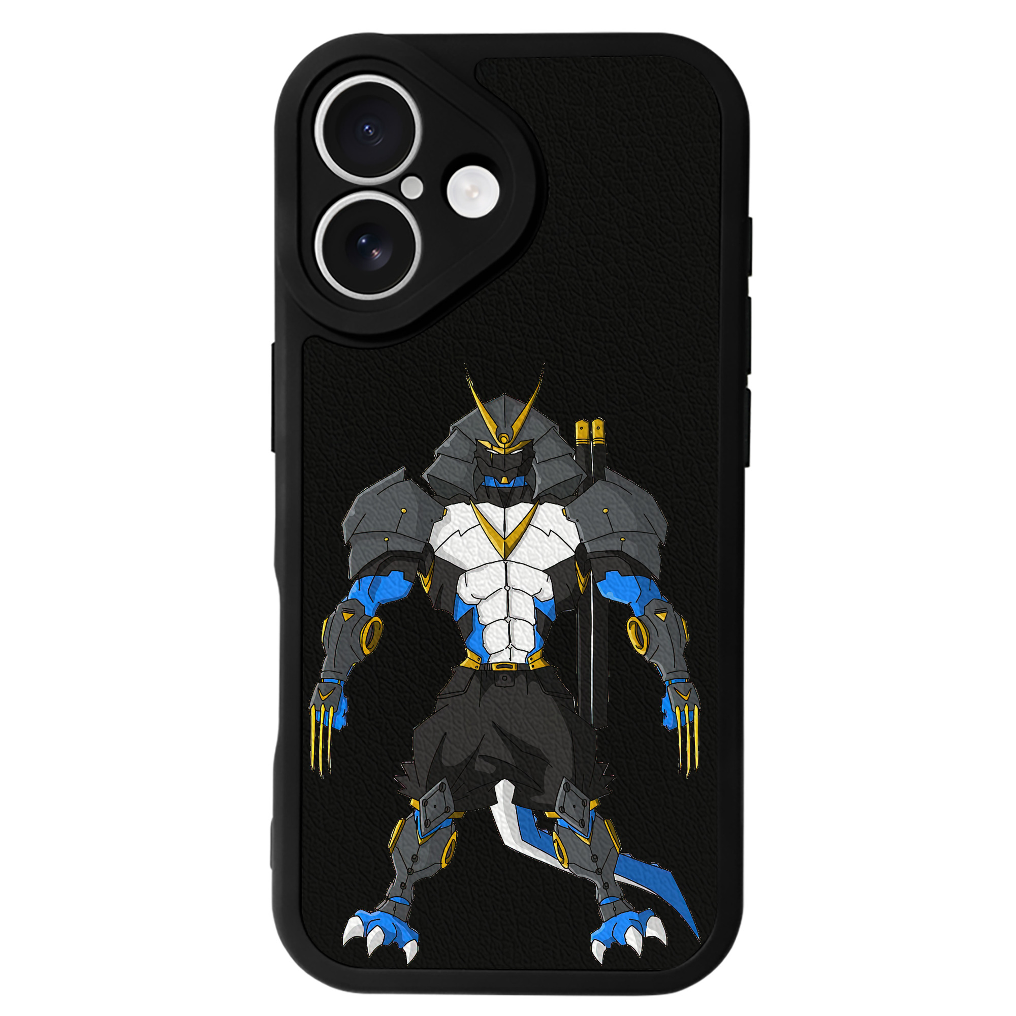 （画像用） Digimon デジタルモンスター/デジモン 【iPhone 16シリーズ対応】シリコンスマホケース（レザー調） 材質：シリコン